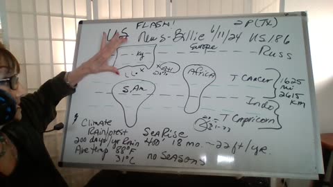 61124 2P(TX) TROPIC DEV! ATL OCEAN-CRUST THIN/TEMP HOTTER! EARTH TILT // EQUATOR MOVE TO KY! US186