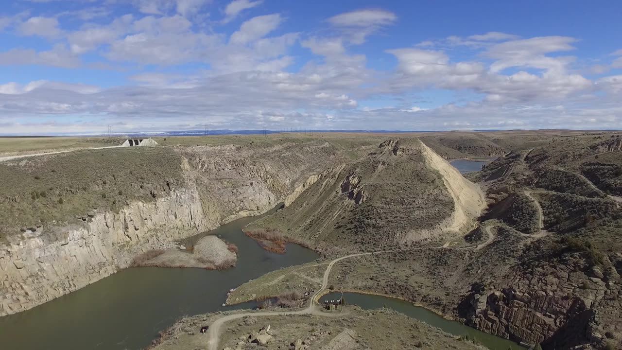 Teton Dam Site - Failed June 5 1976