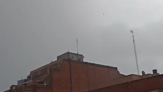 Barcelona sky footage 10/3/2021