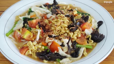 5 Menit Cukup! Resep Mie Godog Praktis, Bumbunya Cuma Di Iris...