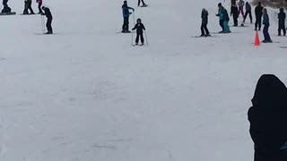 Skiing fail