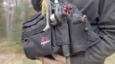 nylon fishing tackle bag