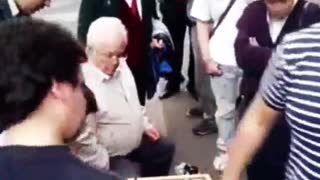 Chess on the street, Montevideo, Uruguay