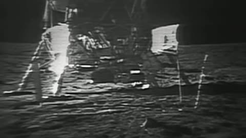 Restored Apollo 11 Moonwalk Original NASA EVA Mission Video Walking on the Moon