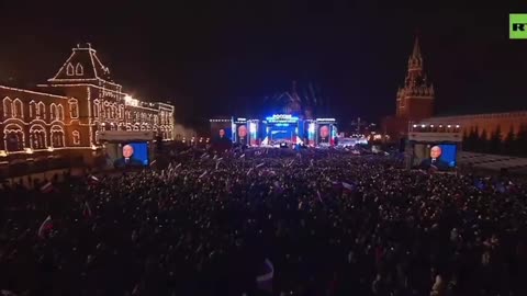 National Anthem Celebration In Red Square