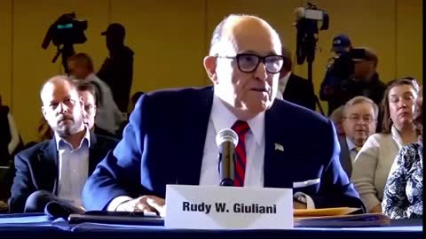 Rudy Giuliani's Opening Statement During Election Hearing in Gettysburg, Pennsylvania