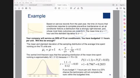 The Sampling Distribution of a Sample Mean 5.1 Part 1