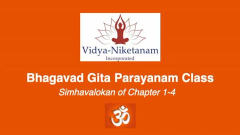 Bhagavad Gita Simhavalokan Chapter 1-4