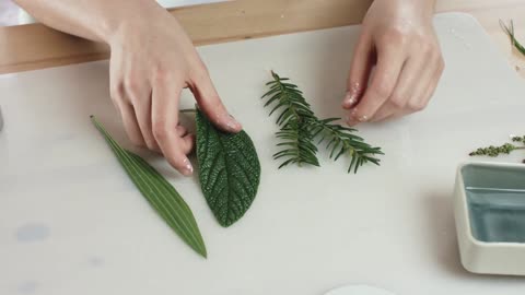 DIY Jeweler Trays - Imprinting Air Dry Clay