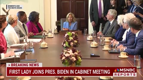 FIRST BIMBO JOINS BIDEN IN CABINET MEETING - WTF?