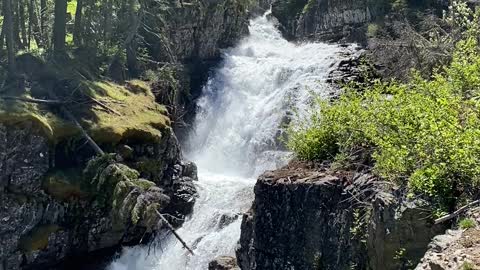 Half Moon Waterfall - Big Timber MT