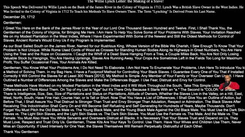 🔥The Letters That Destroyed Black Lives: Willie Lynch & Leopold II!🔥