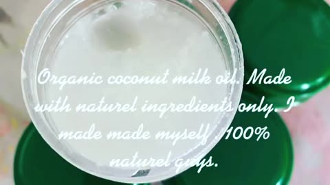 Organic coconut oil