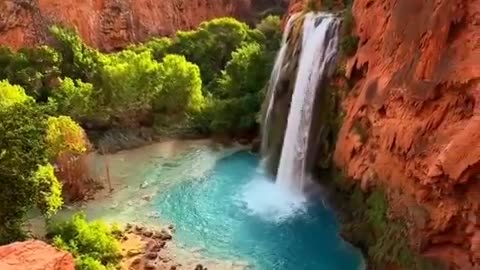 Havasupai, a surreal oasis nestled in the depths of the Grand Canyon.