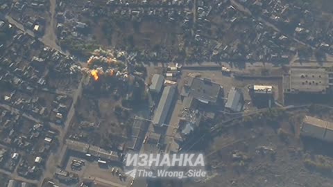 🇷🇺🇺🇦Kupyansk was covered with FABs. It is reported that the enemy's base was hit.