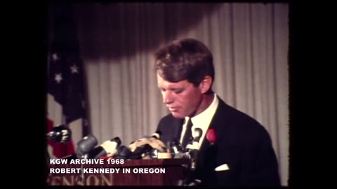 Bobby Kennedy 1968 Portland, Oregon Lloyd Center