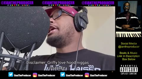 LongBeachGriffy When your homie comes to the studio to diss his opps reaction