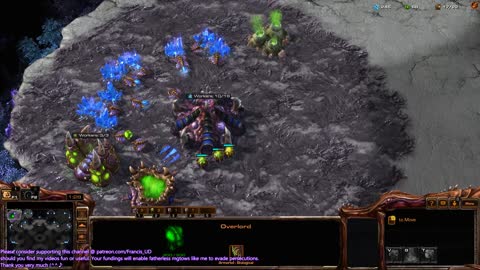 starcraft2 again drone and zerglings rush