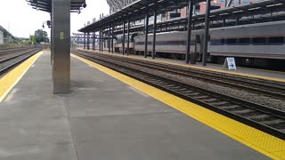 Amtrak Train at King St Station