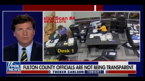 FANTASTIC! Tucker Carlson Covers Likely Election Fraud in Fulton County Georgia 8 Months After Election