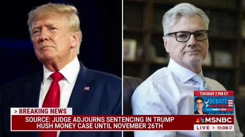 CNN and MSNBC. Total meltdown over Trump sentencing delay.