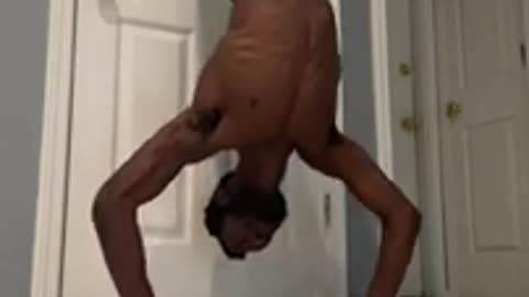 handstands pushup workout exercise #shorts #fyp