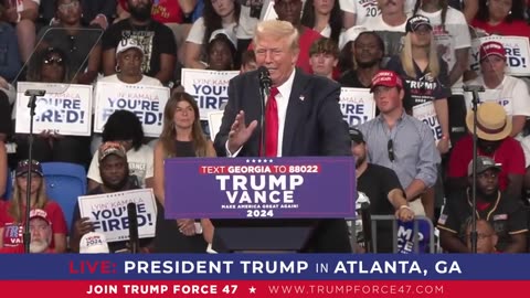 Trump Rally in Georgia: President Trump in Atlanta, GA