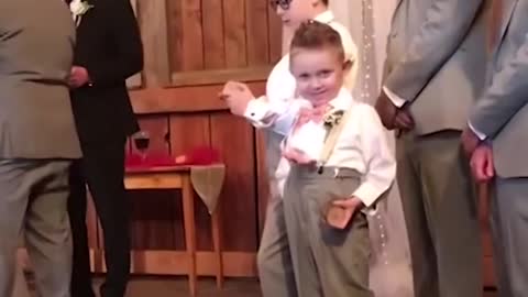 Cute funny kids wedding compilation