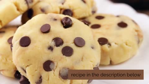 Keto No-bake Chocolate Chip Cookies 🍪🍪🍪