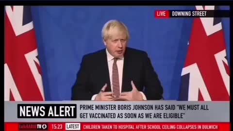 Increasingly obvious: Boris Johnson begs you to comply with 3rd dose of quackzine jab