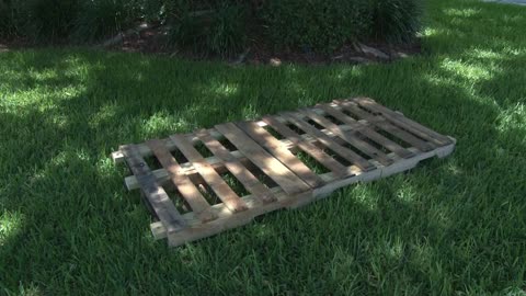 Summer Pallet Swing Bed!