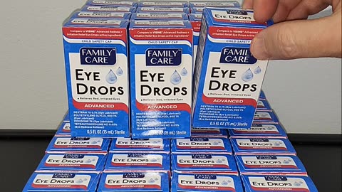 Eye Drops Relief Lubricant Itchy Redness Soothe Irritated Refresh Therapy 0.5oz