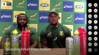 Elton Jantjies on facing Finn Russell