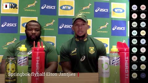 Elton Jantjies on facing Finn Russell