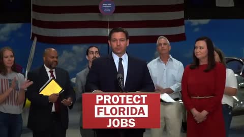 Gov. Ron DeSantis: "In Florida, there will be no vaccine mandate for children in our schools.