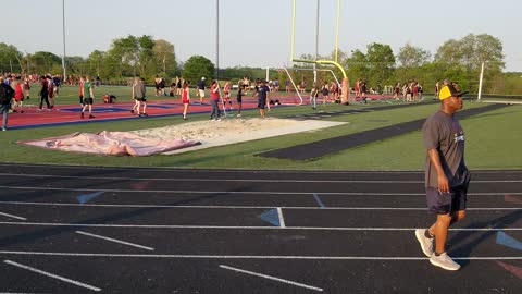 5.10.22 - Boys 300m Hurdles (Both Heats) at Scott County HS