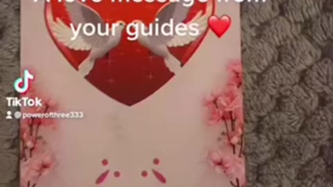 A love message from your guides