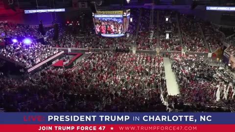 🚨WOW: Huge crowd for Trump in North Carolina