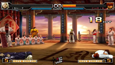 Igniz DM SDM Oculto vs Orochi Chris Oculto KOF 2002 UM