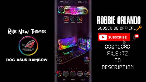 ROG ASUS RAINBOW - VIVO THEMES ANDROID