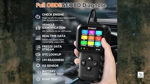 Review - Car Code Reader OBD2 Scanner, SC103 Diagnose Tool