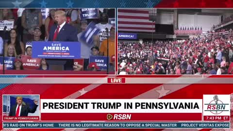 PA Trump Rally 9.3.22: Joe Biden is Enemy of the State