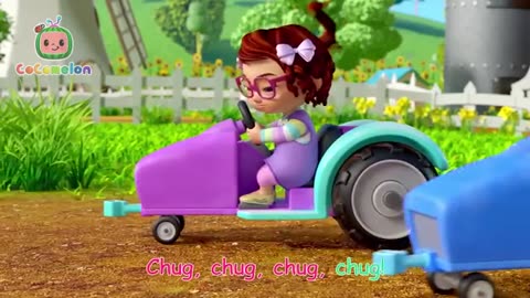 Muddy Chug Chug Tractor Song! | CoComelon Nursery Rhymes & Kids Songs