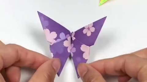 DIY Paper Cut Origami: Butterfly