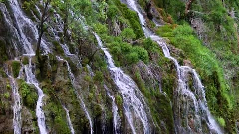 Waterfalls in the Mountain