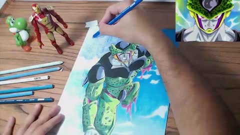 Speed Drawing Cell - Desenhar Anime Fácil