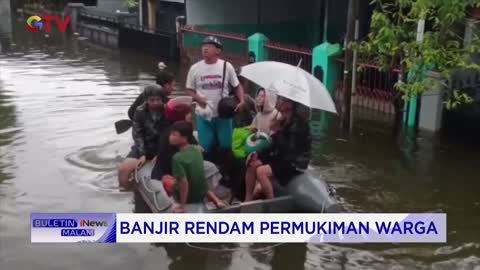 Curah Hujan Tinggi, Banjir Rendam Rumah Warga di Sulsel