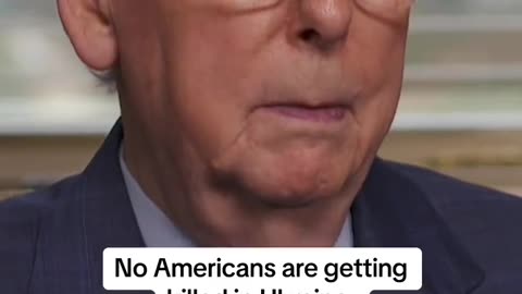 Uni-Party Member Mitch McConnell discusses the Ukraine Scam