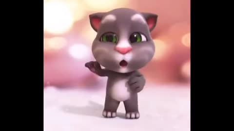 TIKTOK talking Tom 🎵 Talking Tom dancing cute baby tom cat dancer #Tiktok trending