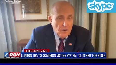 2020, Clinton ties to Dominion voting system, 'glitched' for Biden